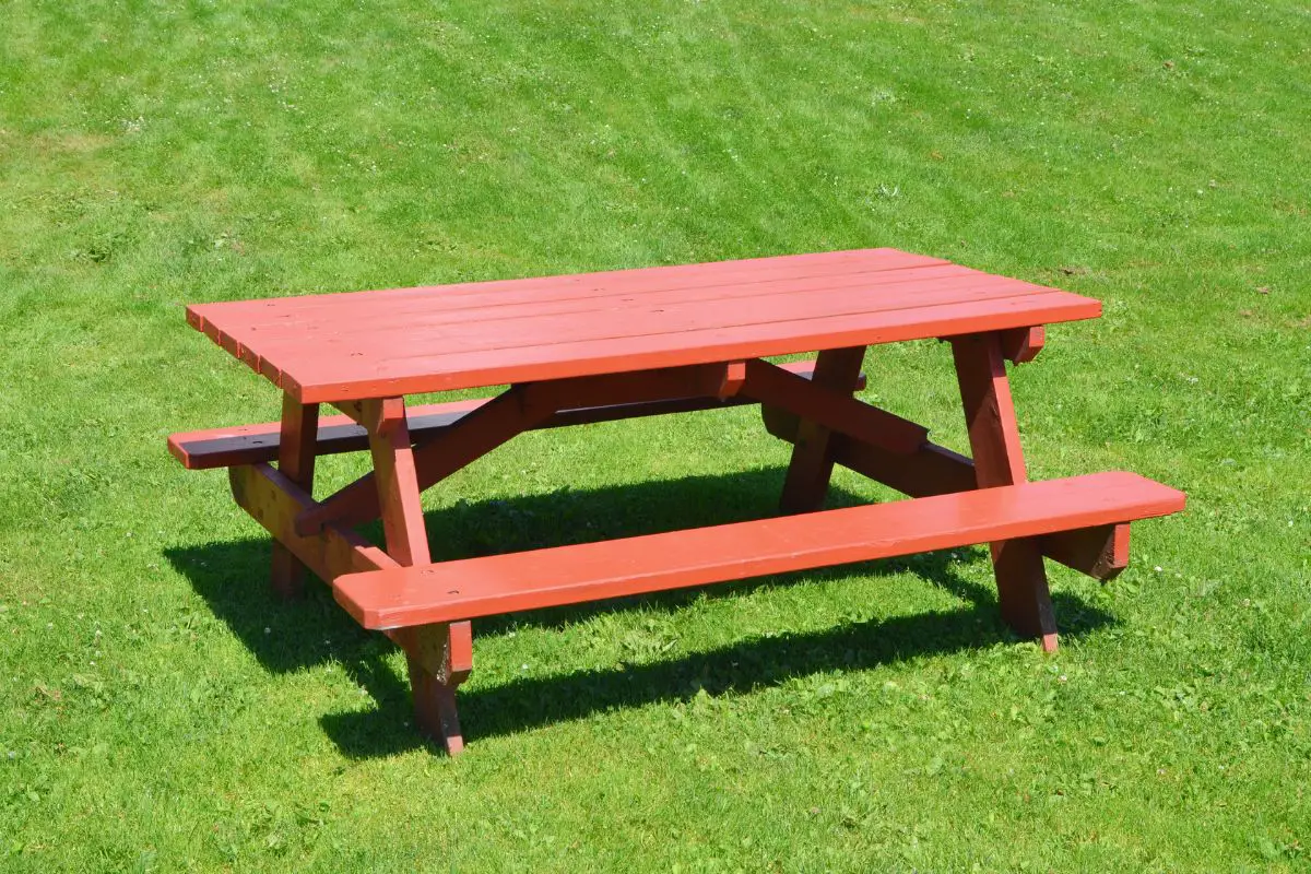 Standard Picnic Table Dimensions - Choosing The Right Table For Your Yard (1) (1)